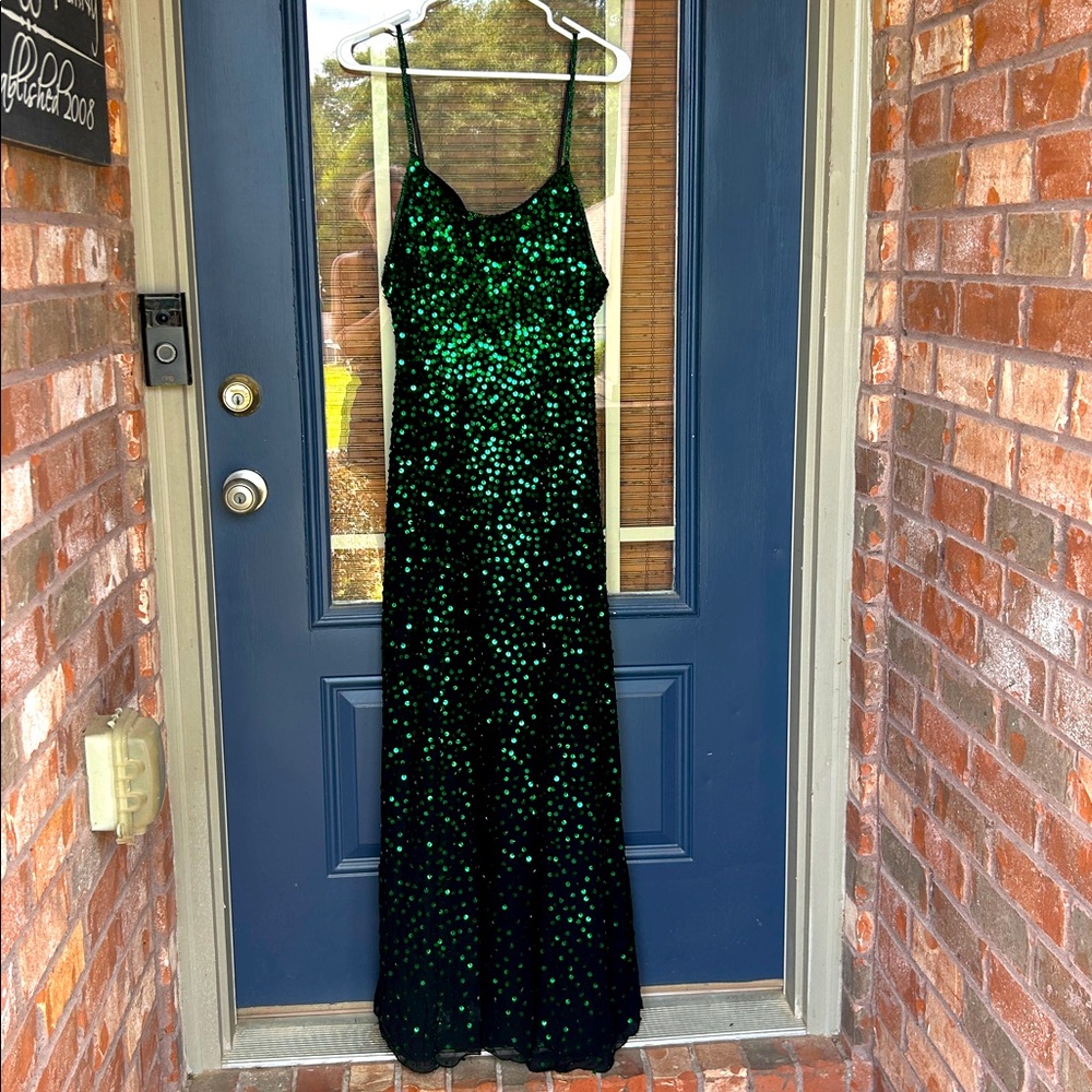 Scala Emerald Sequin Dress